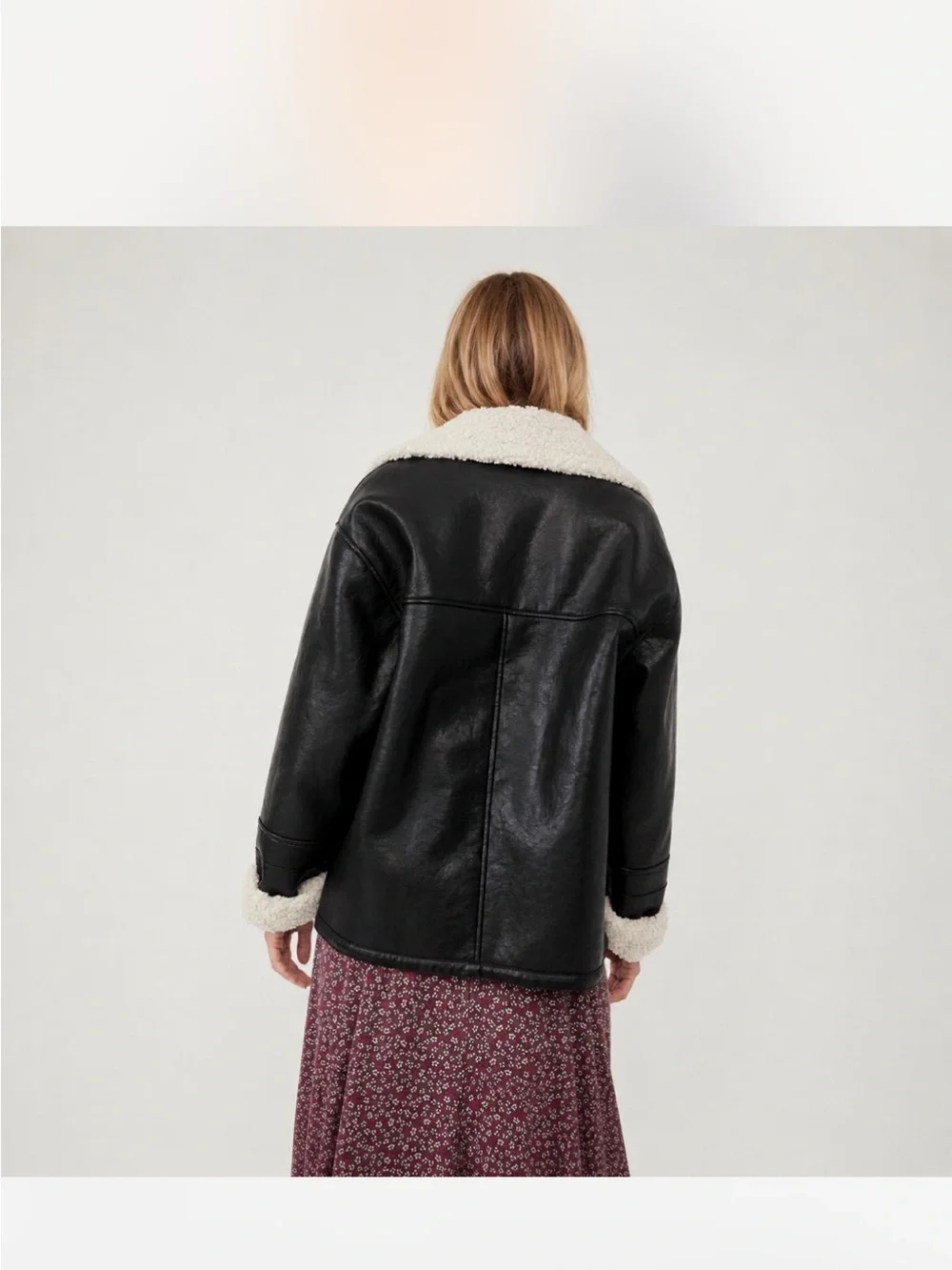 Free People Kaja Vegan Bonded Coat